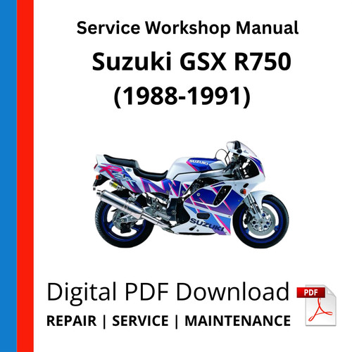 Suzuki gsx r750 - gsx, (1988-1991)